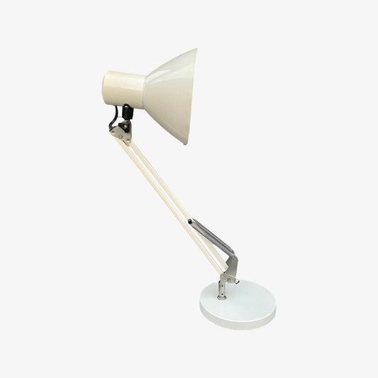 Vintage PIXAR Lamp Look-A-Like | 1960s Mid Century Desk Lamp Made Of White Metal | Mid Century Modern Lighting | Retro / Vintage Table Lamp