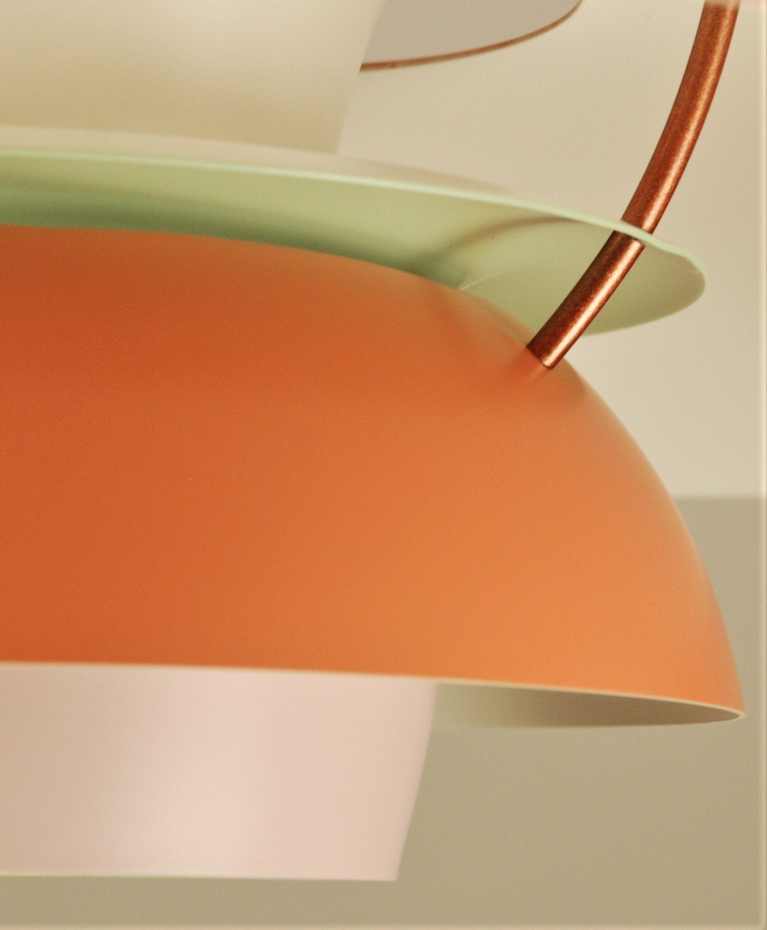 Vintage Louis Poulsen PH5 Pendant Lamp | Original Vintage Restored in 'Red/Orange/Light Pink' or choose your custom color! - FancyVintage.nl -